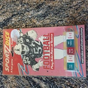 1986 Vintage Sportz Dice Game - NWT